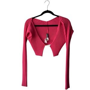 Jacquemus La Maille Pral Rib Crop Cardigan